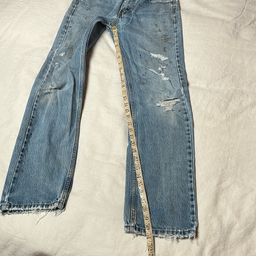 Levi's 505 Blue Women's Jeans - Picture 8 of 10